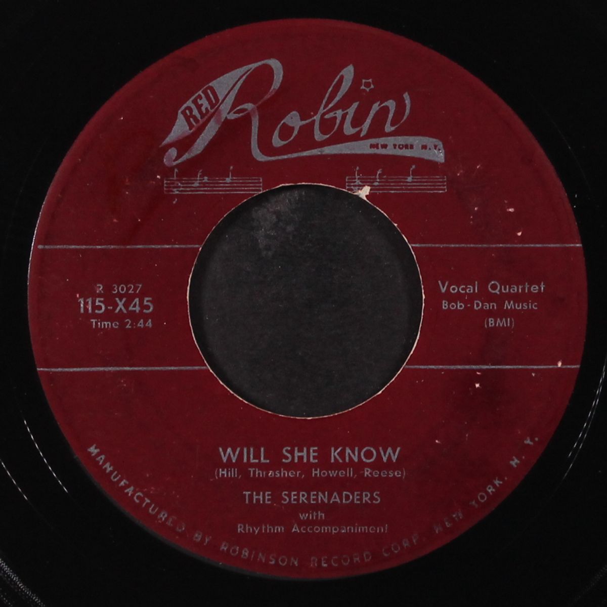 will she know / i want to love you baby by SERENADERS