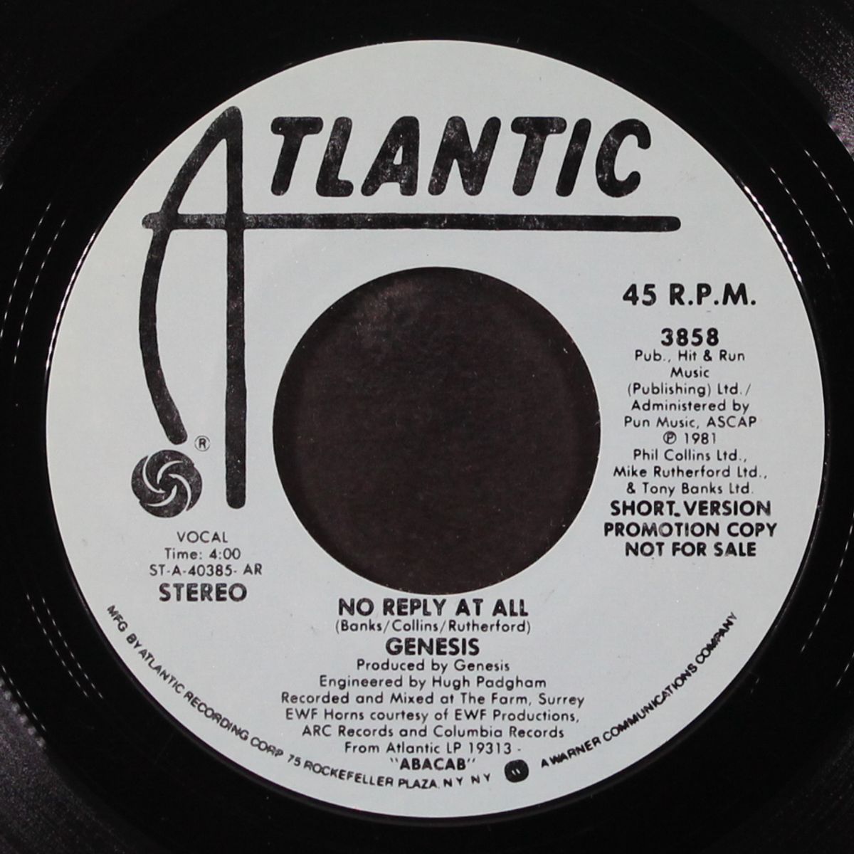 no reply at all / short by GENESIS