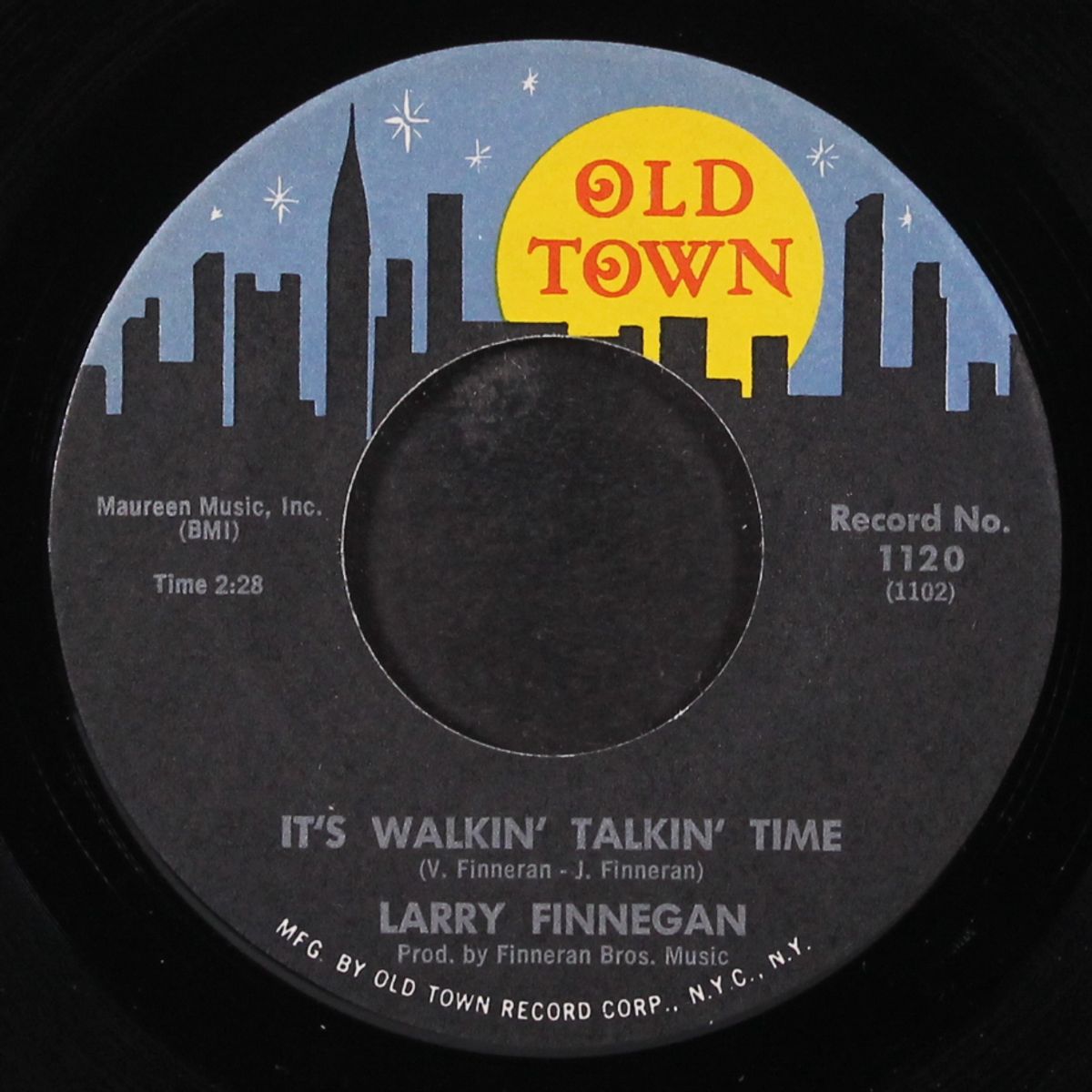 it's walkin' talkin' time / pretty suzy sunshine by LARRY FINNEGAN
