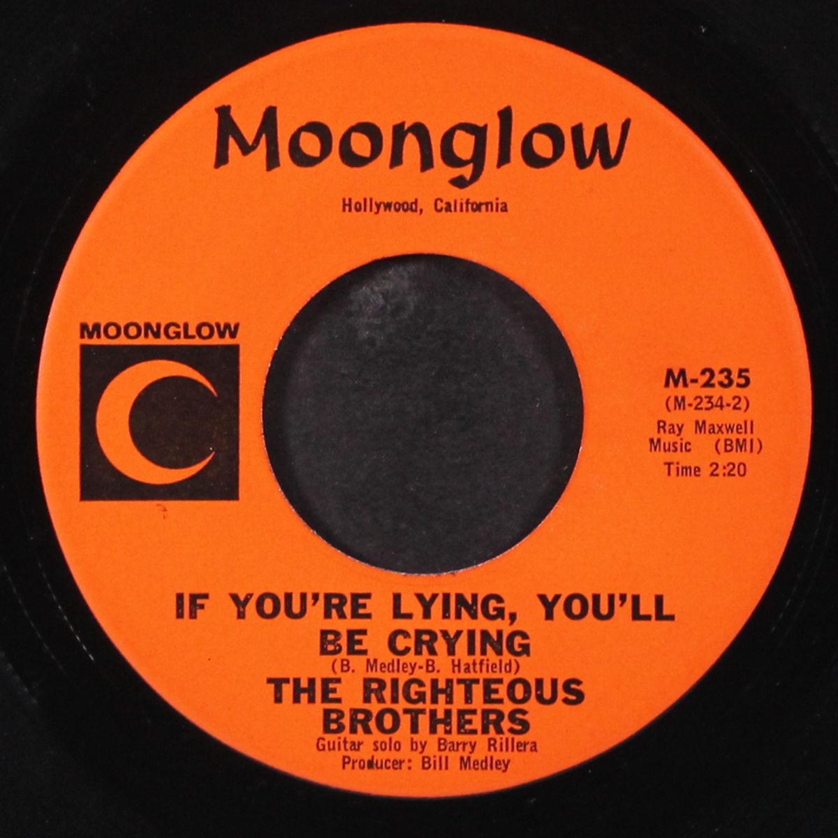 this little girl of mine / if you're lying you'll be crying by RIGHTEOUS BROTHERS