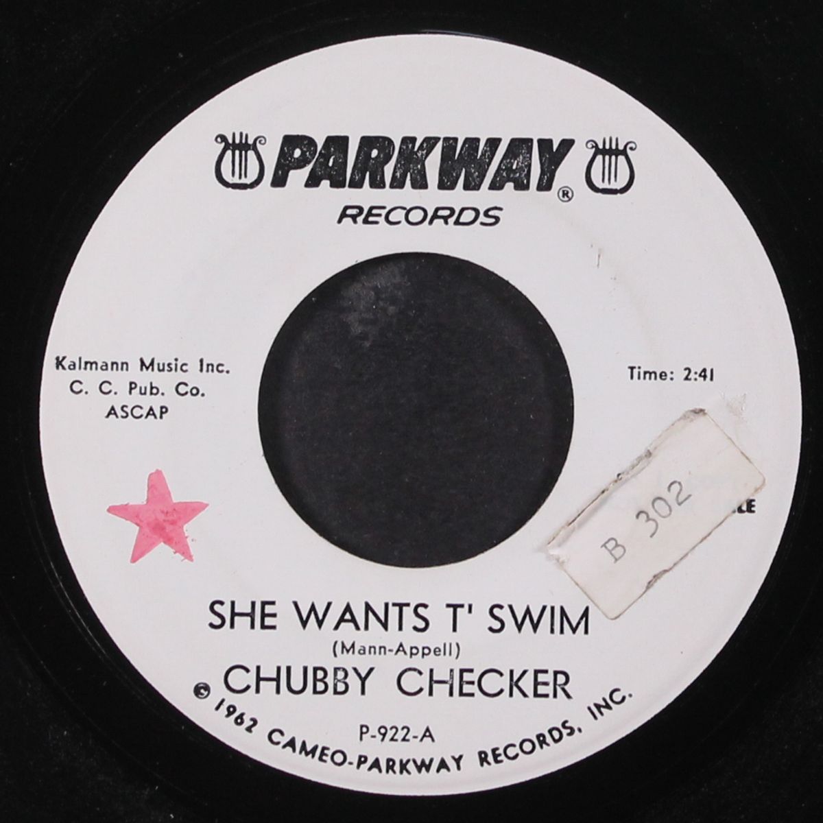 she wants t'swim by CHUBBY CHECKER