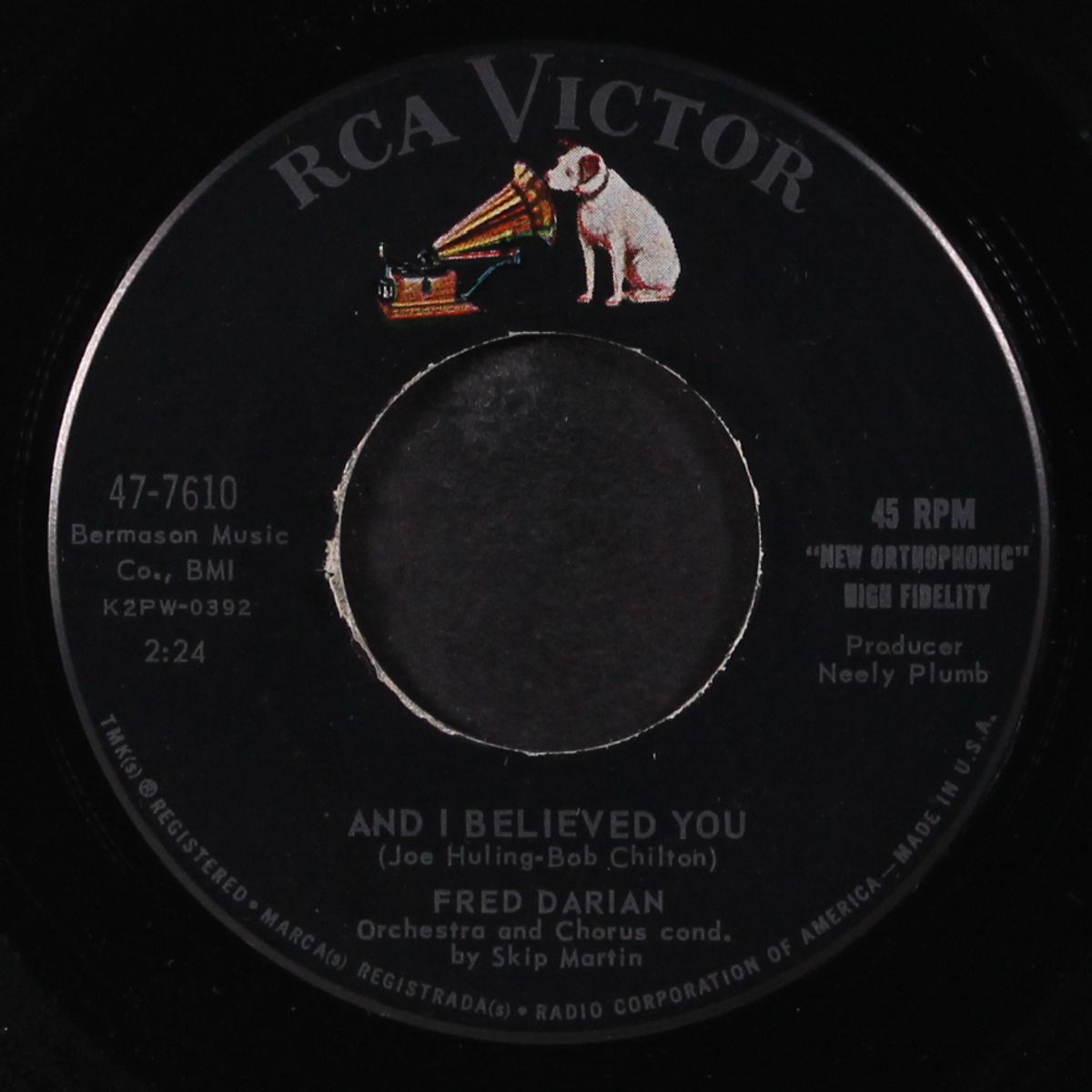 and i believed you by FRED DARIAN