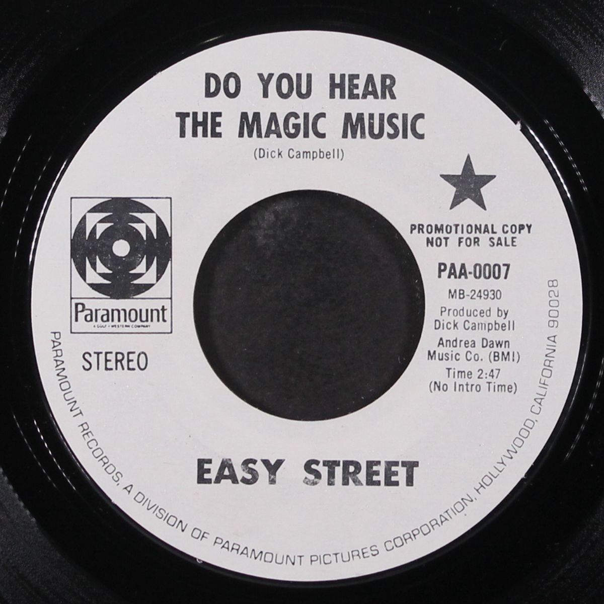 do you hear the magic music by EASY STREET