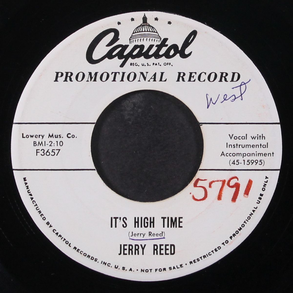 forever / it's high time by JERRY REED