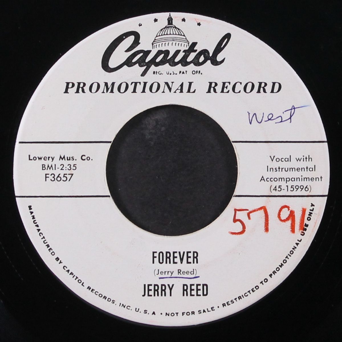 forever / it's high time by JERRY REED