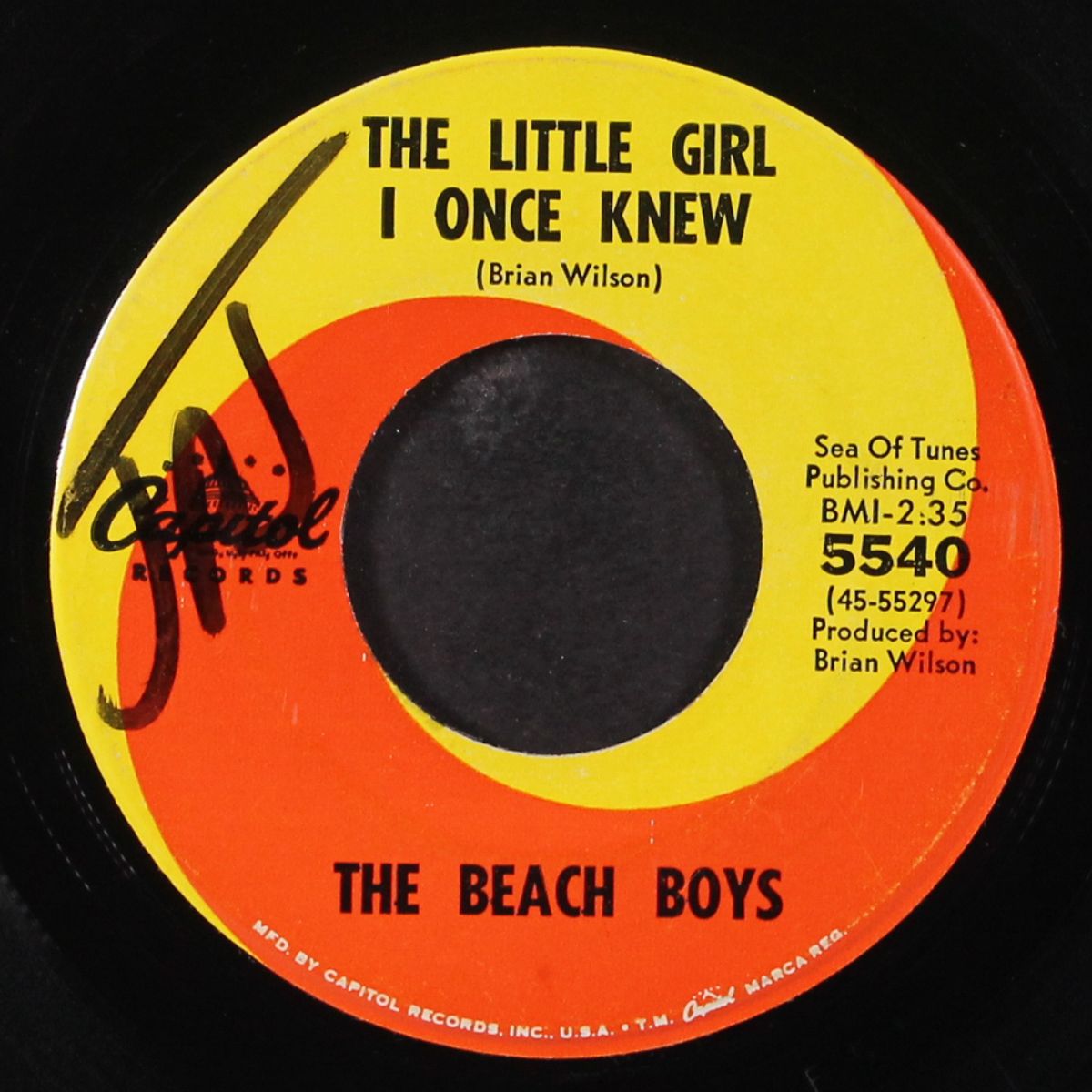 the little girl i once knew / there's no other by BEACH BOYS