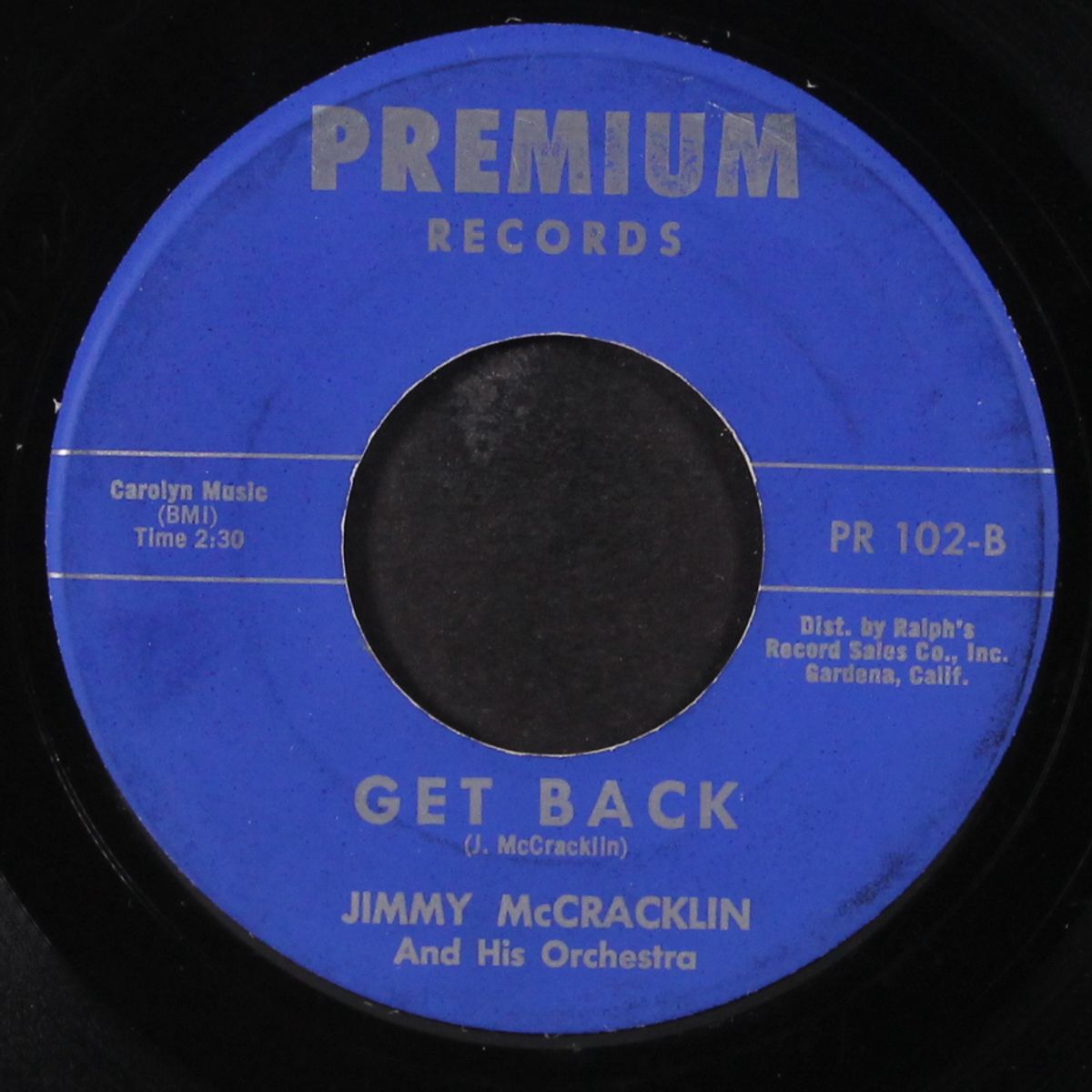 get back by JIMMY MCCRACKLIN