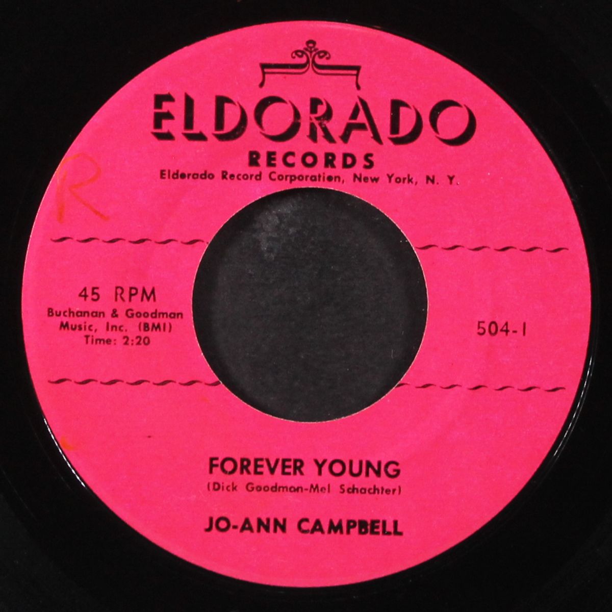 come on baby / forever young by JO ANN CAMPBELL