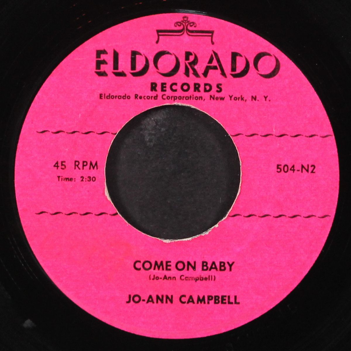 come on baby / forever young by JO ANN CAMPBELL