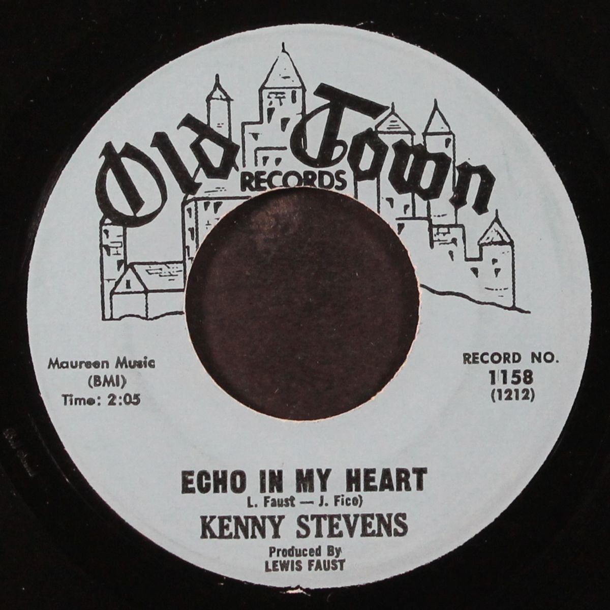 it was love at first sight / echo in my heart by KENNY STEVENS