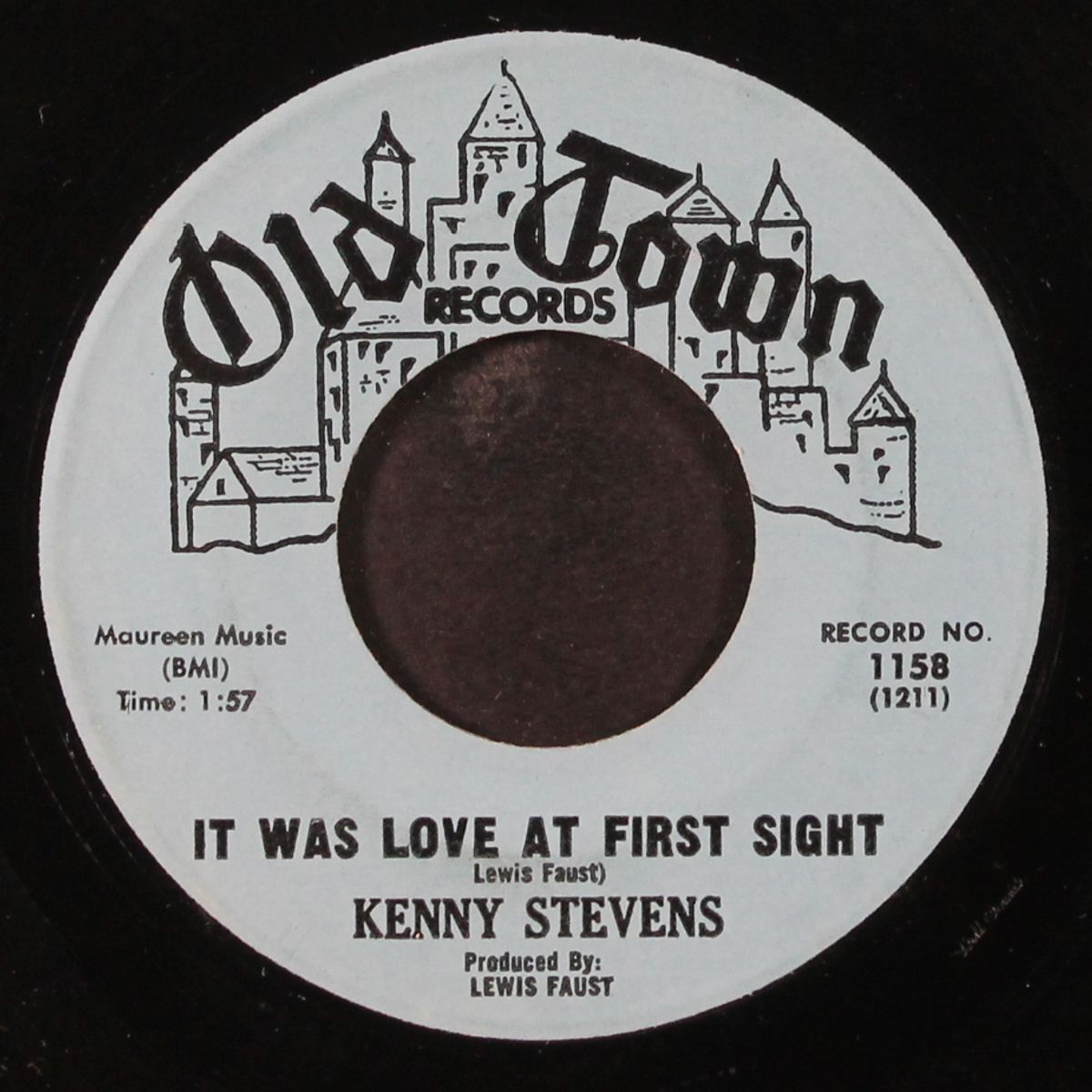 it was love at first sight / echo in my heart by KENNY STEVENS