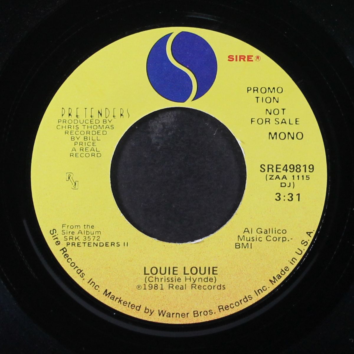 louie louie / mono by PRETENDERS
