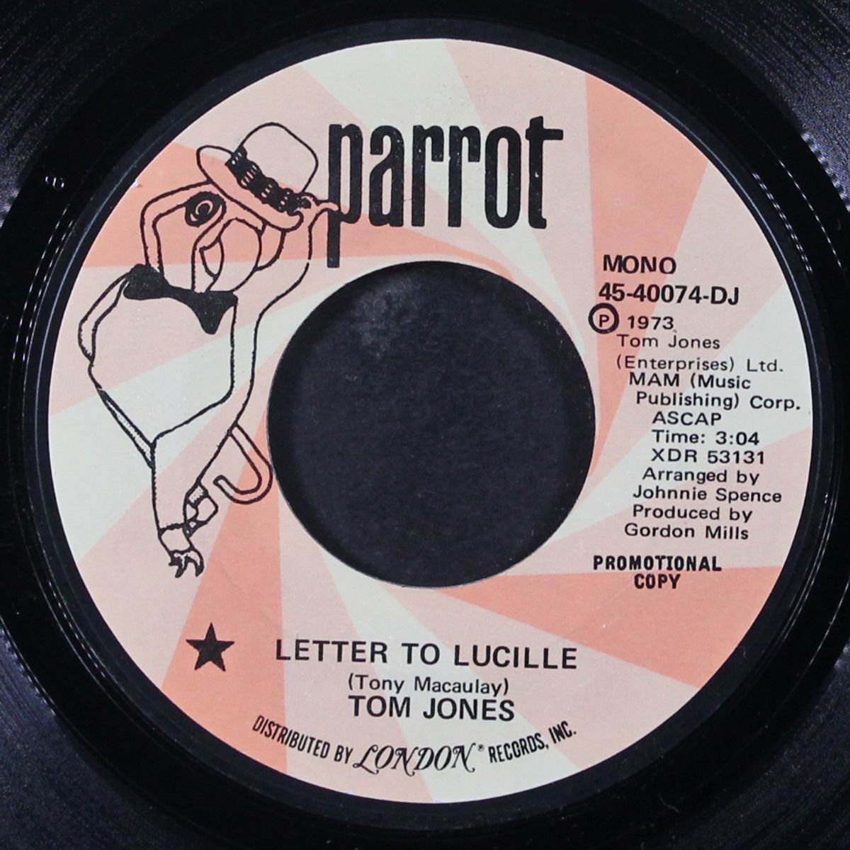letter to lucille / mono by TOM JONES