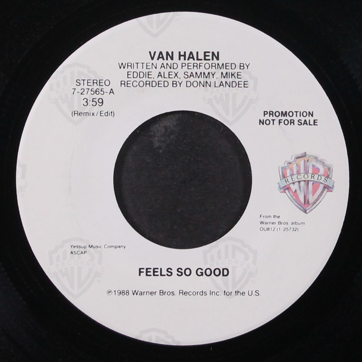 feels so good / same by VAN HALEN