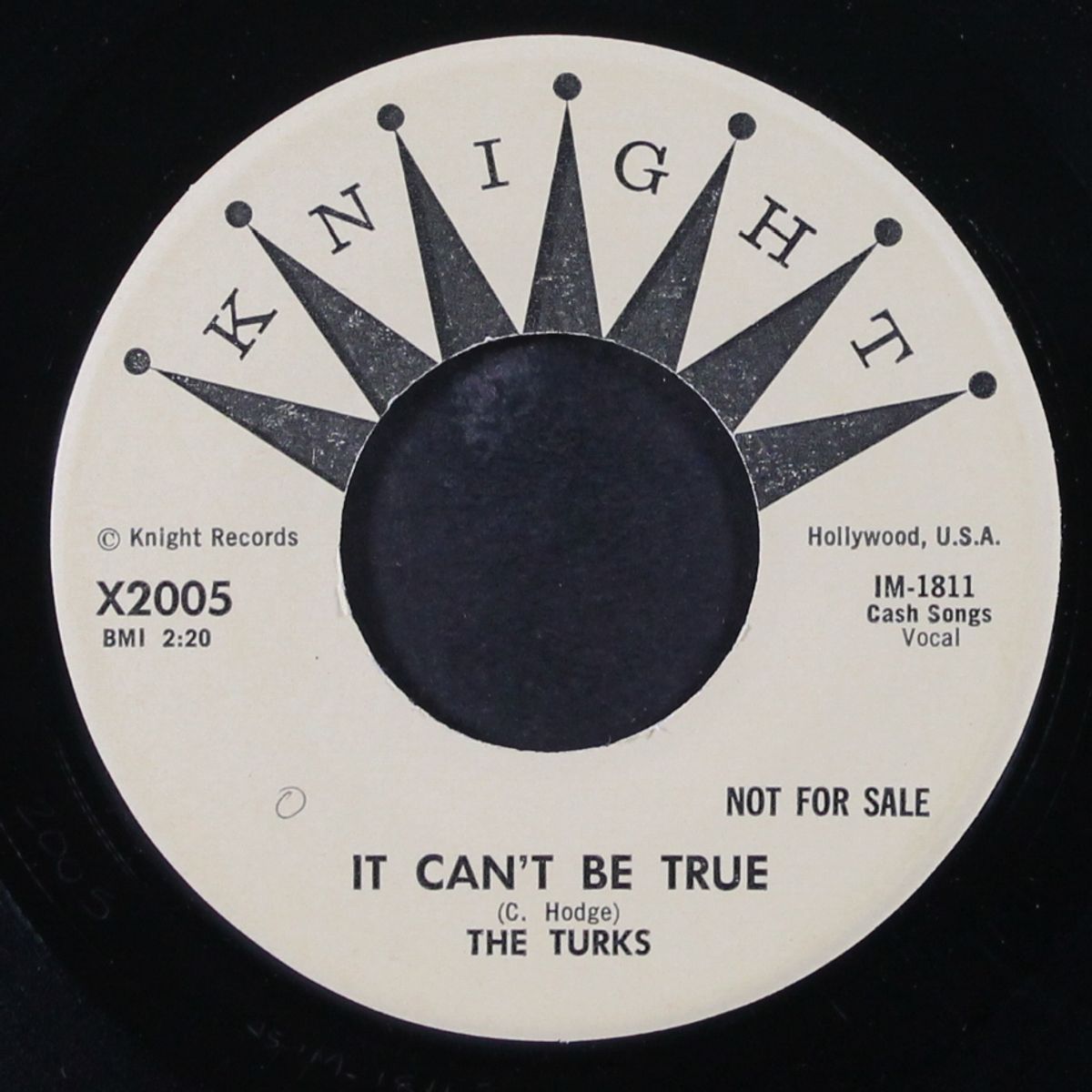 i'm a fool / it can't be true by TURKS