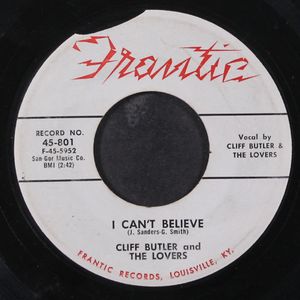 CLIFF BUTLER & LOVERS