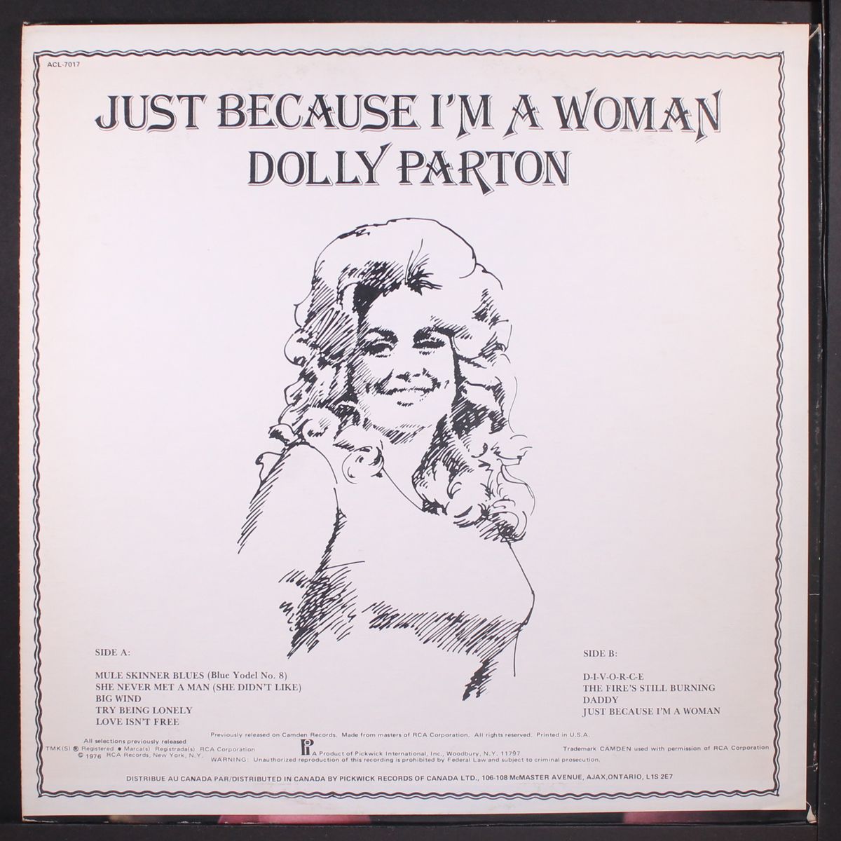just because i'm a woman by DOLLY PARTON
