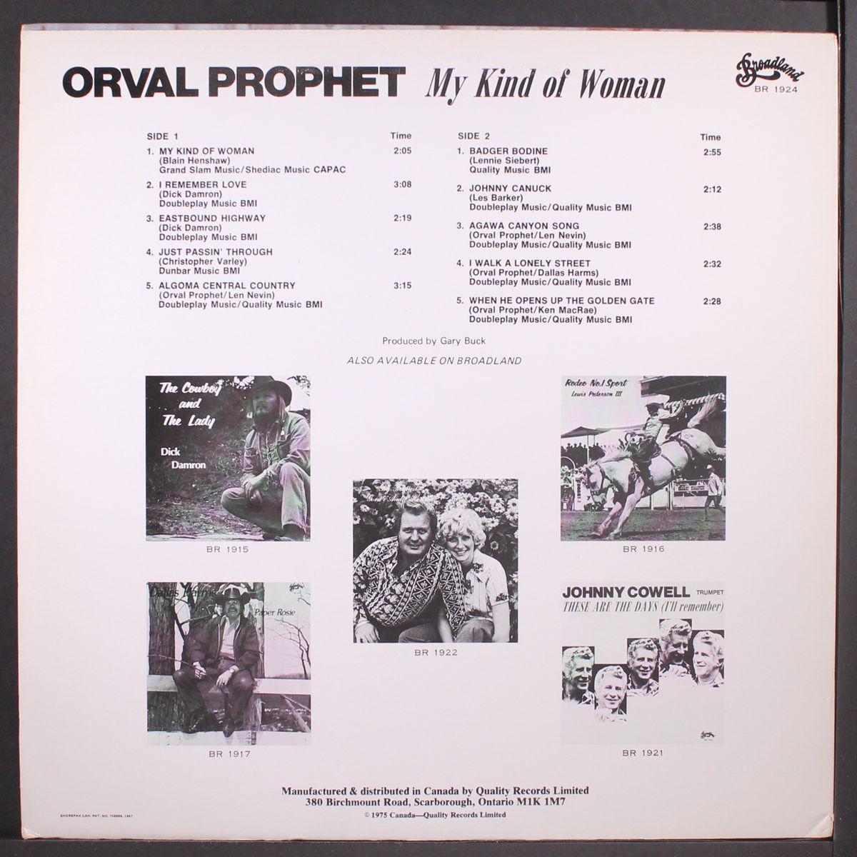 my kind of woman by ORVAL PROPHET