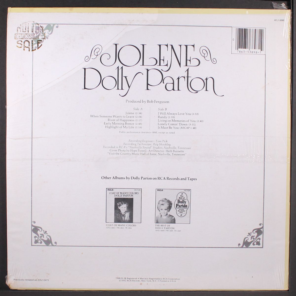 jolene by DOLLY PARTON