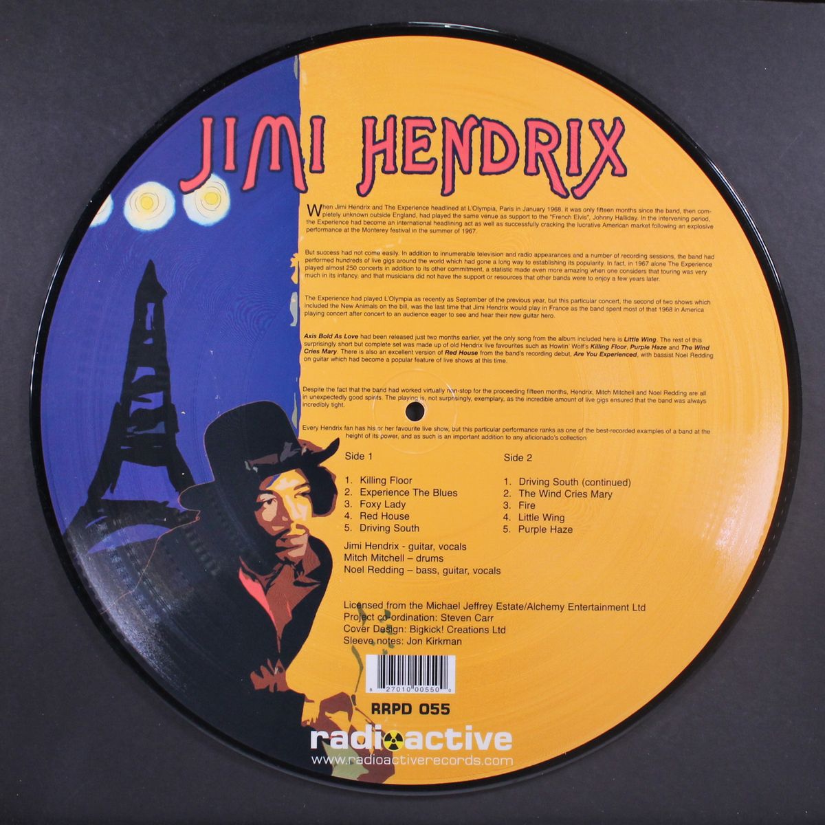 live at l'olympia by JIMI HENDRIX