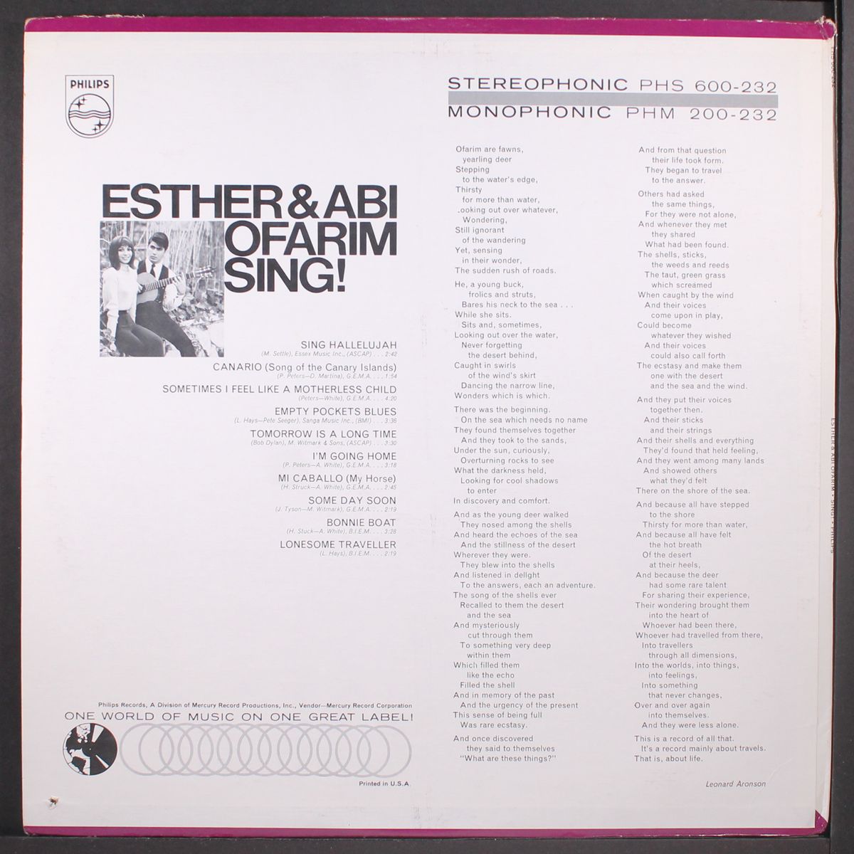 sing! by ESTHER & ABI OFARIM