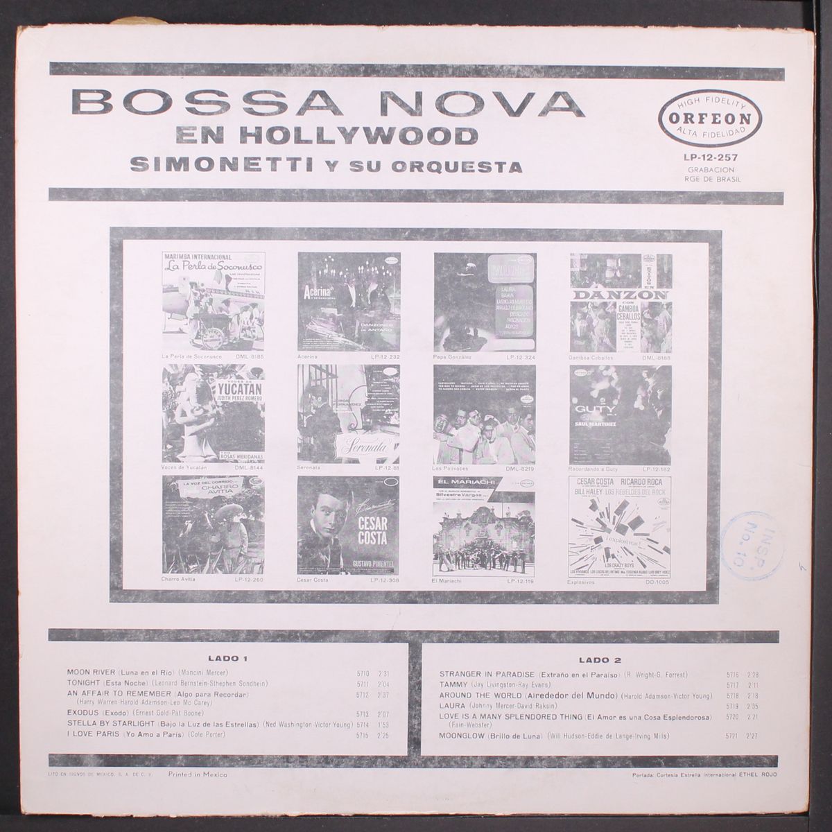 bossa nova en enhollywood by SIMONETTI