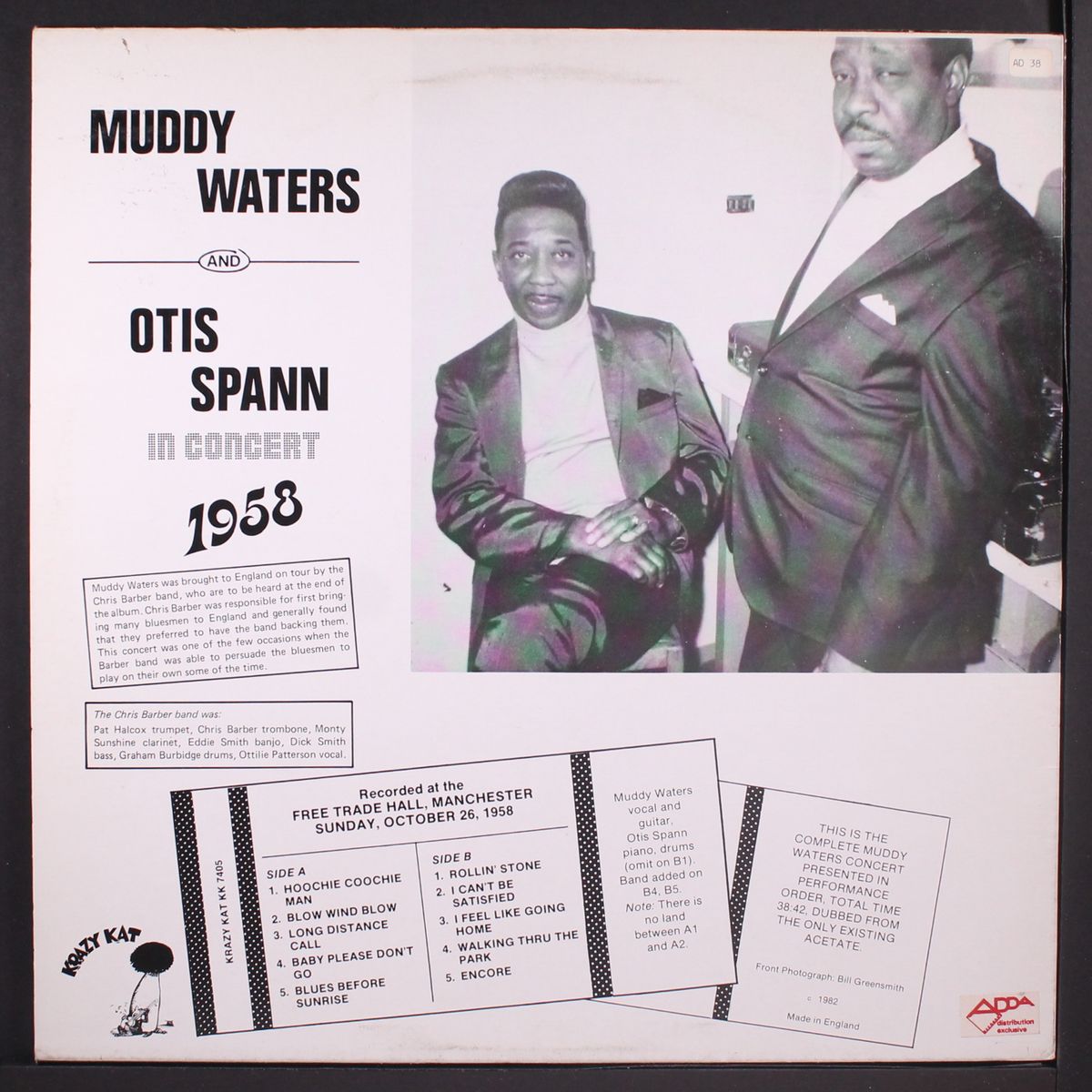in concert 1958 by MUDDY WATERS