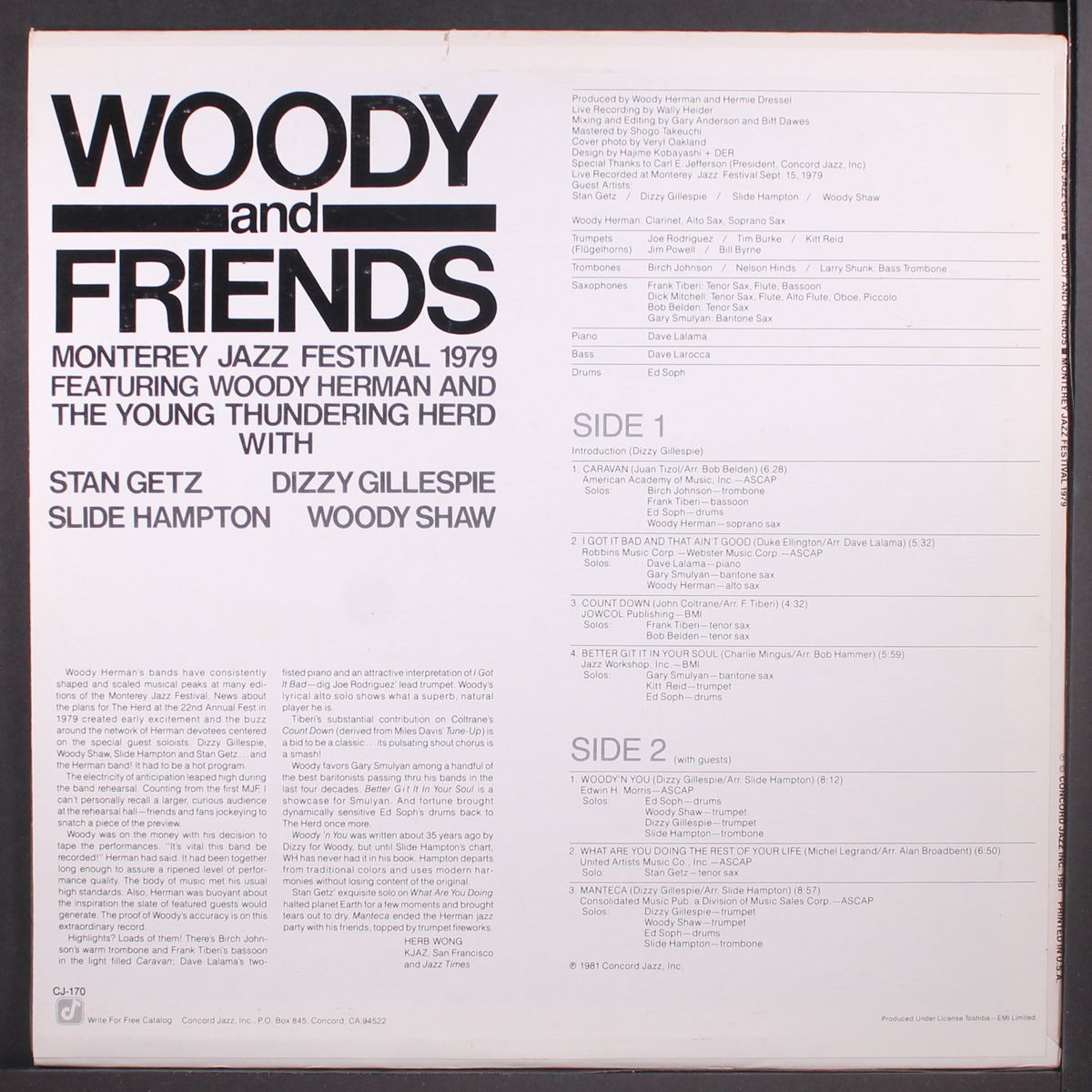 woody & friends by WOODY HERMAN