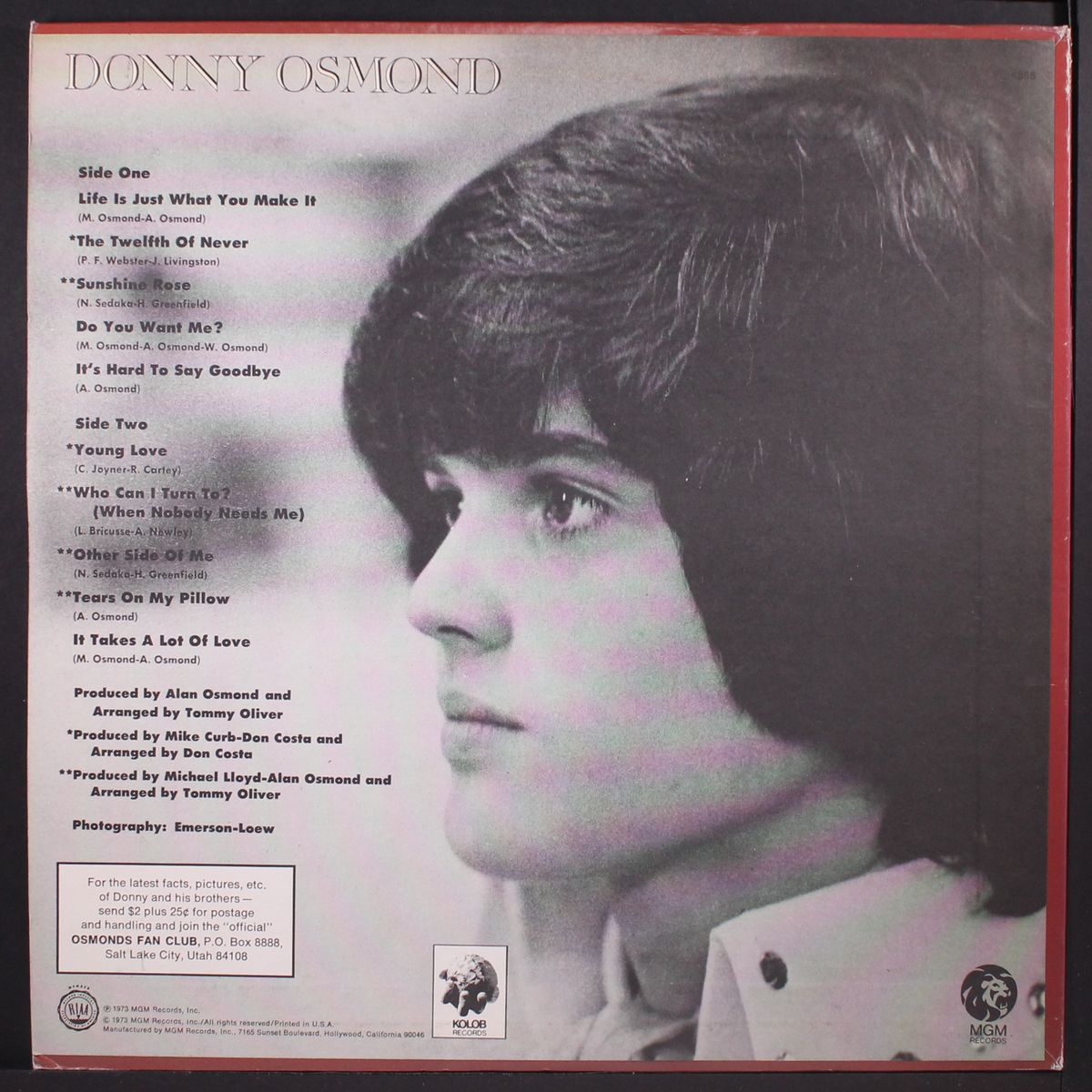 alone together by DONNY OSMOND