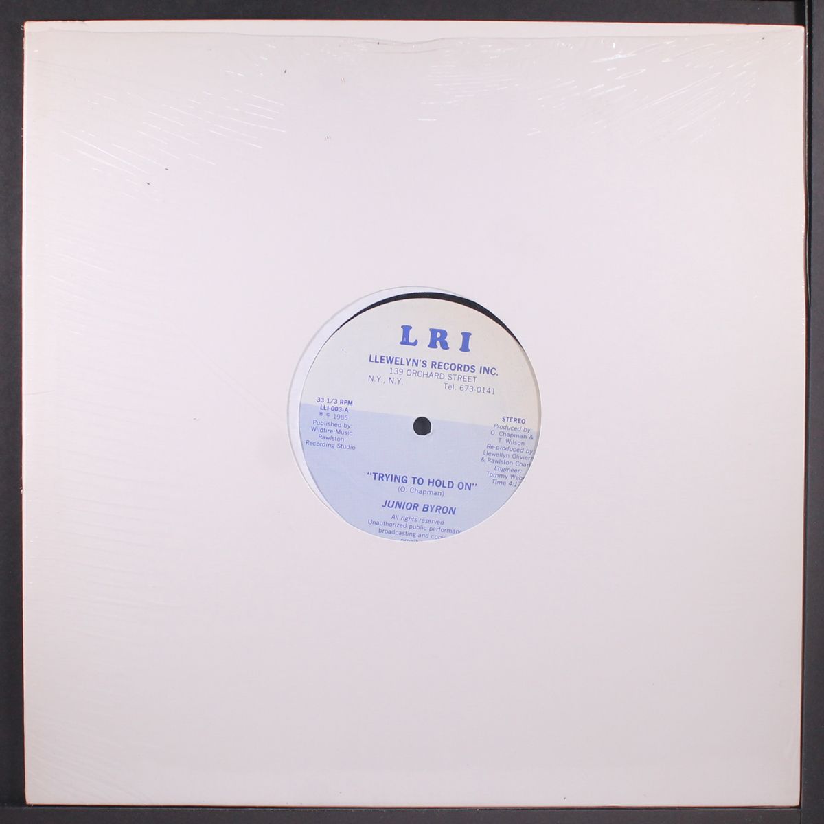 trying to hold on / version by JUNIOR BYRON