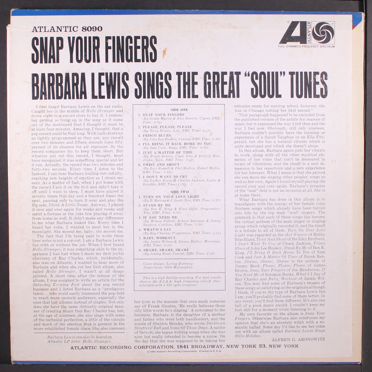 snap your fingers by BARBARA LEWIS