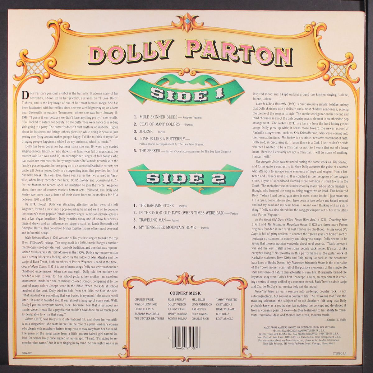 country music by DOLLY PARTON