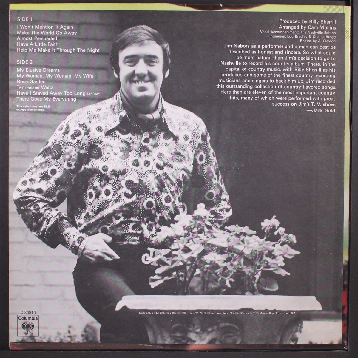 help me make it through the night by JIM NABORS