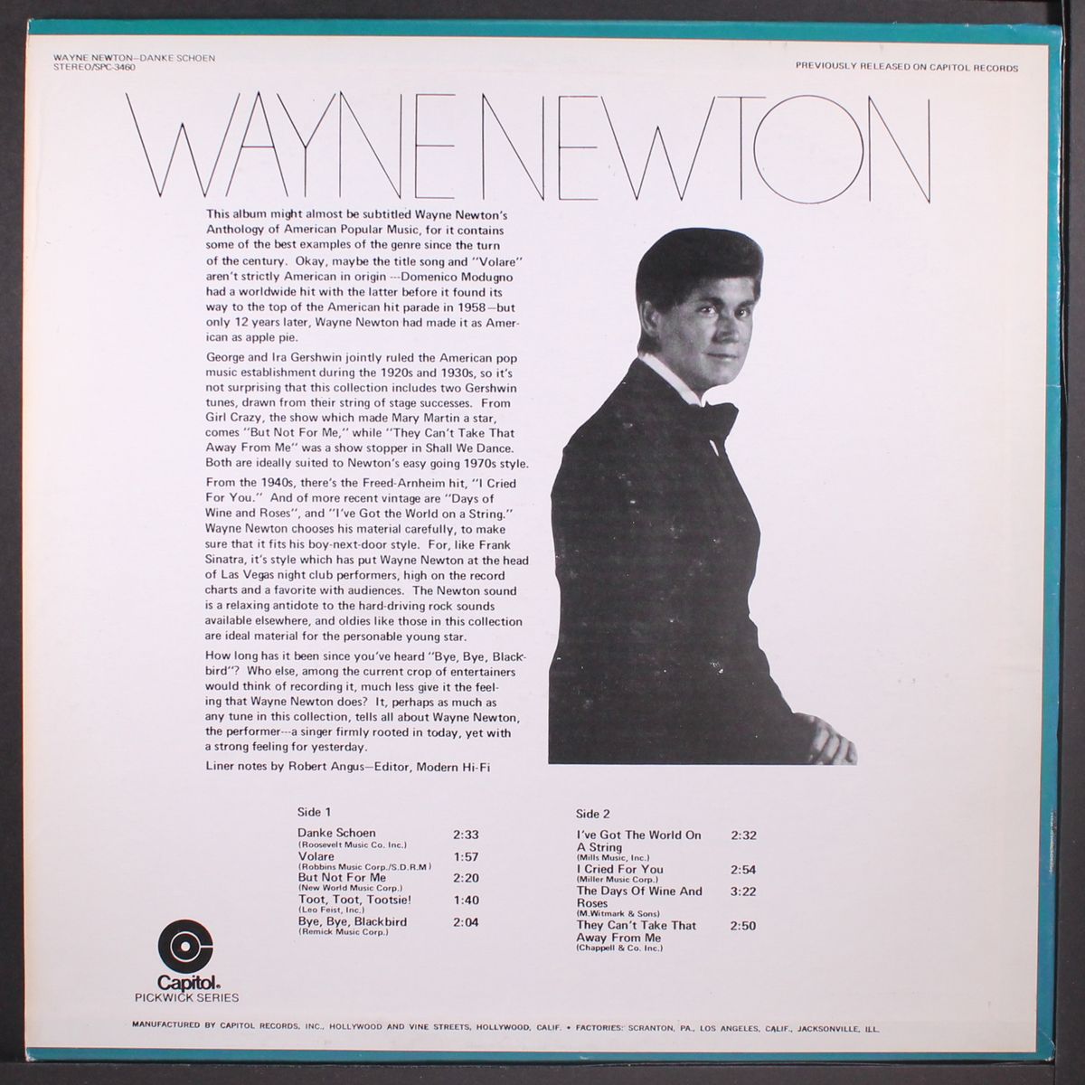 danke schoen by WAYNE NEWTON