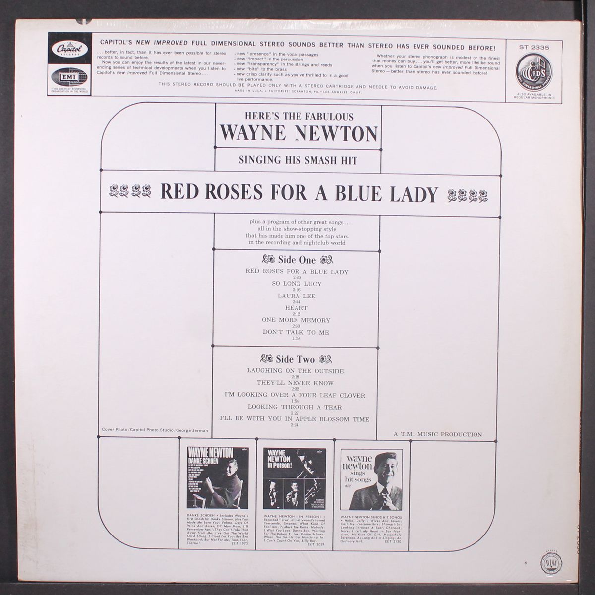 red roses for a blue lady by WAYNE NEWTON