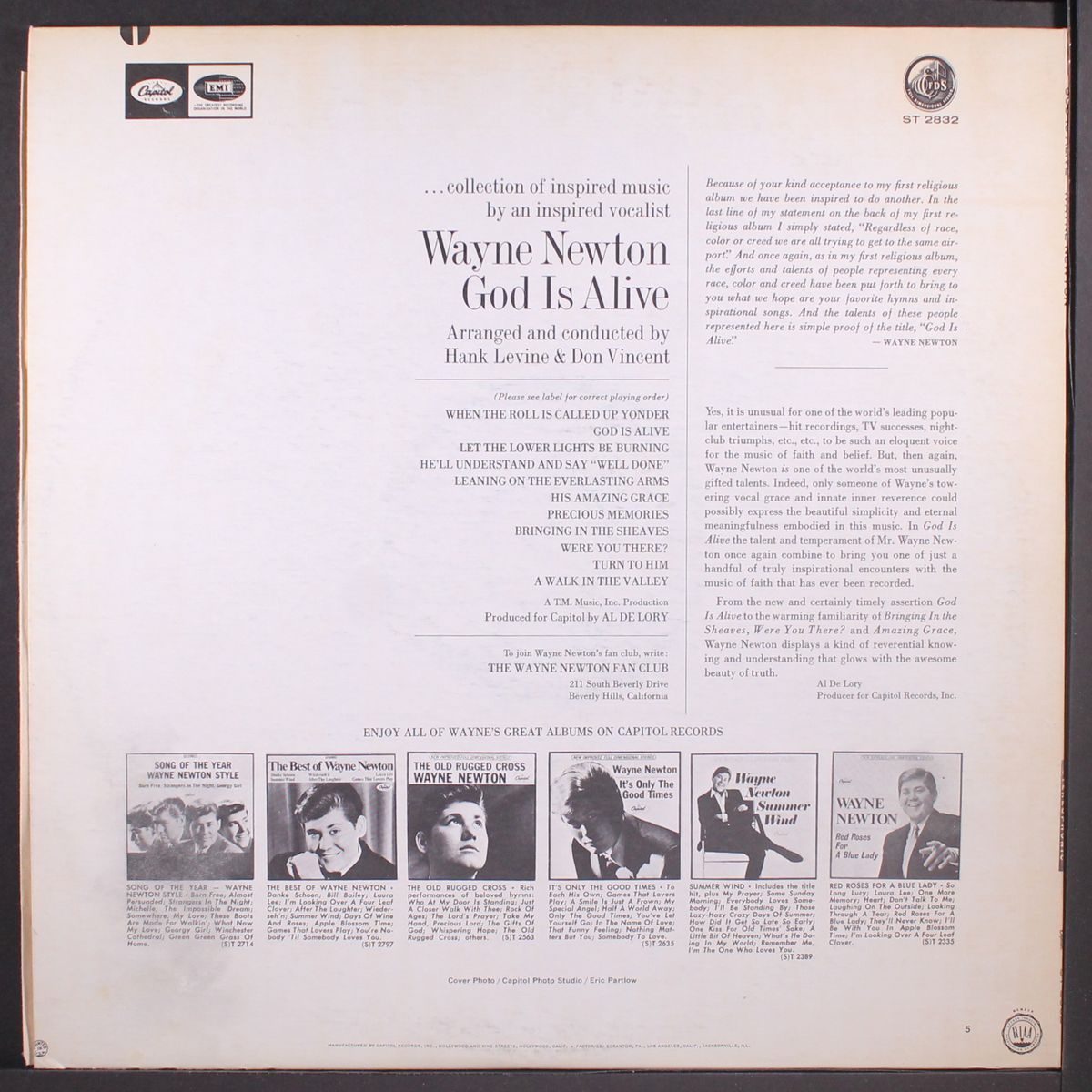 god is alive by WAYNE NEWTON