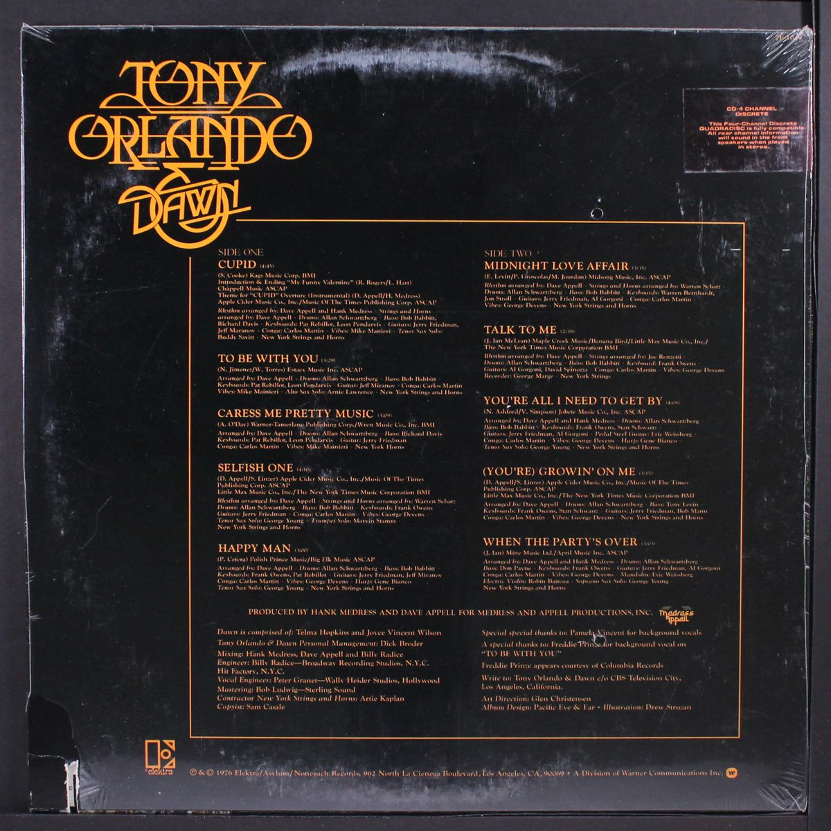 to be with you by TONY ORLANDO & DAWN