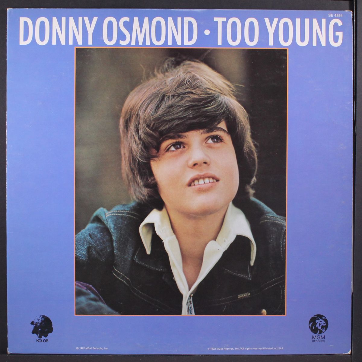 too young by DONNY OSMOND