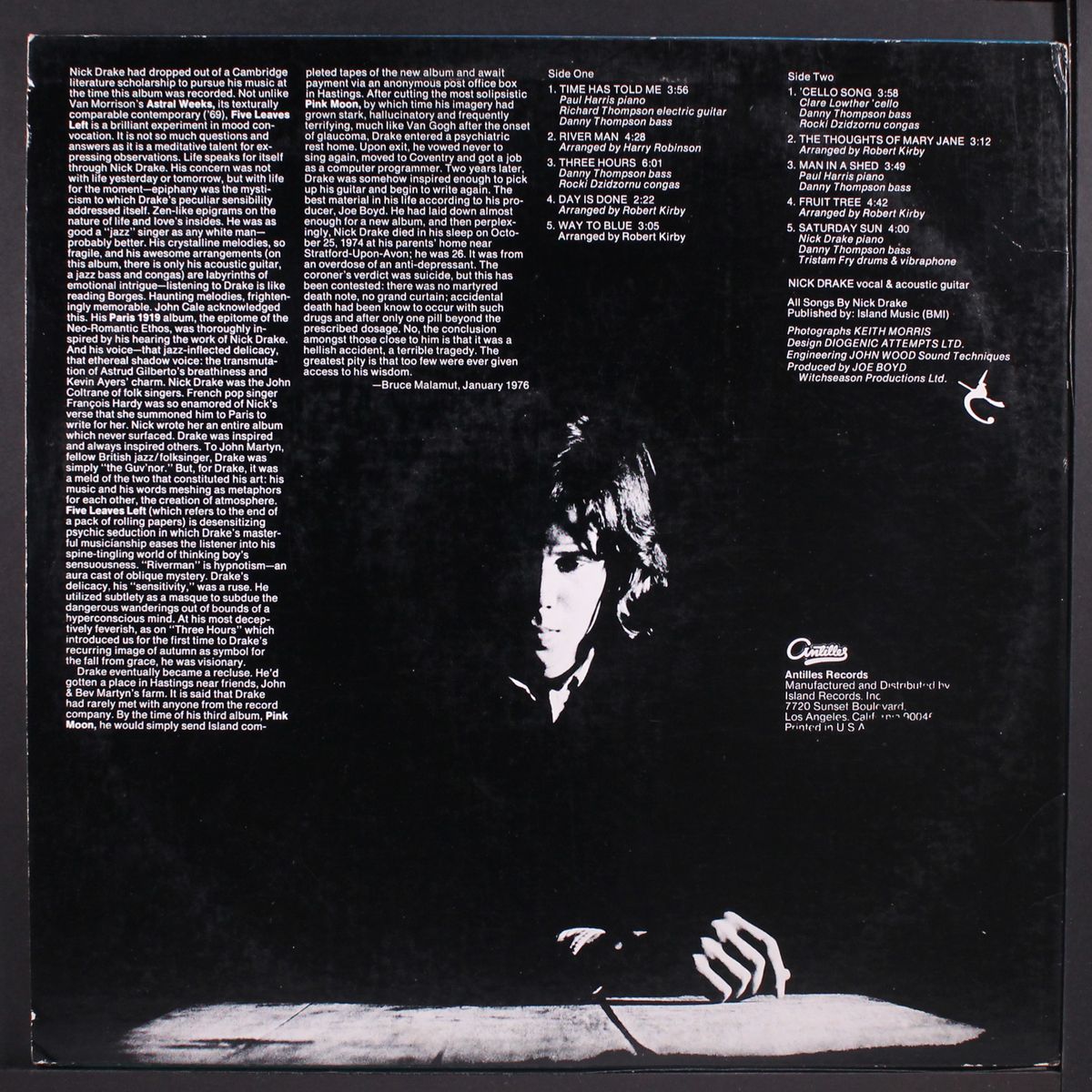 five leaves left by NICK DRAKE