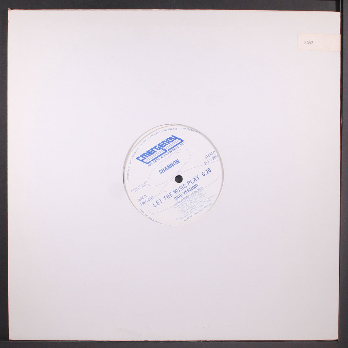 let the music play / dub by SHANNON