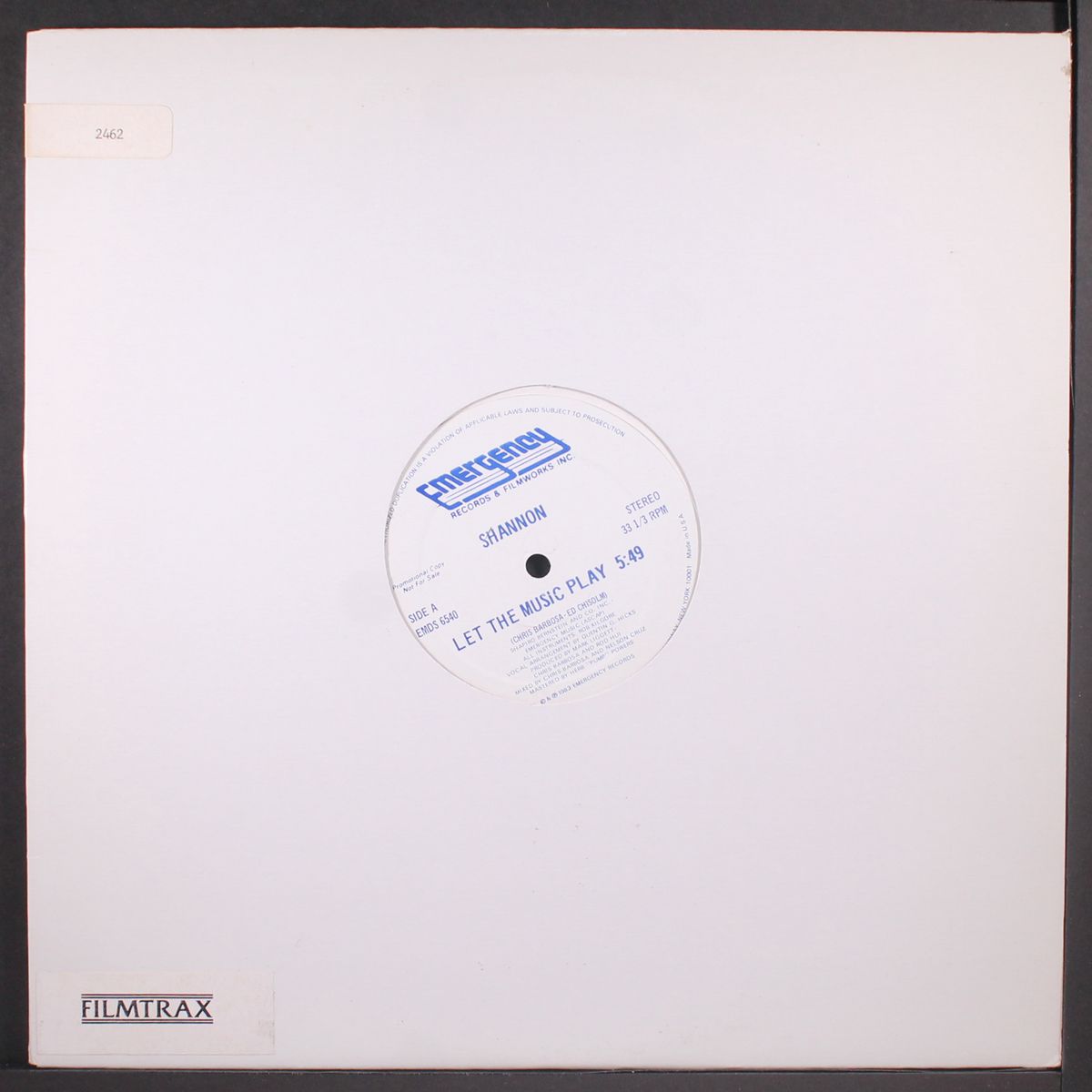 let the music play / dub by SHANNON