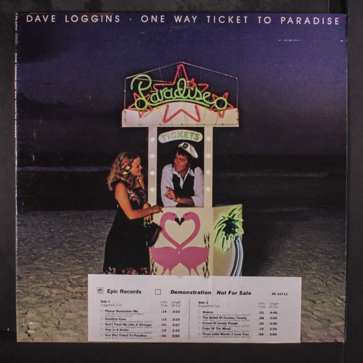 one way ticket to paradise by DAVID LOGGINS