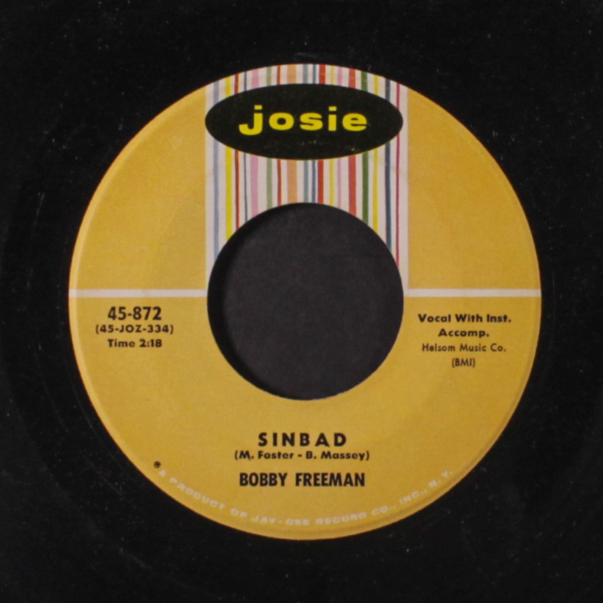 sinbad / ebb tide by BOBBY FREEMAN
