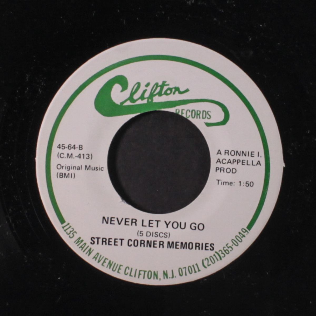 congratulations / never let you go by STREET CORNER MEMORIES