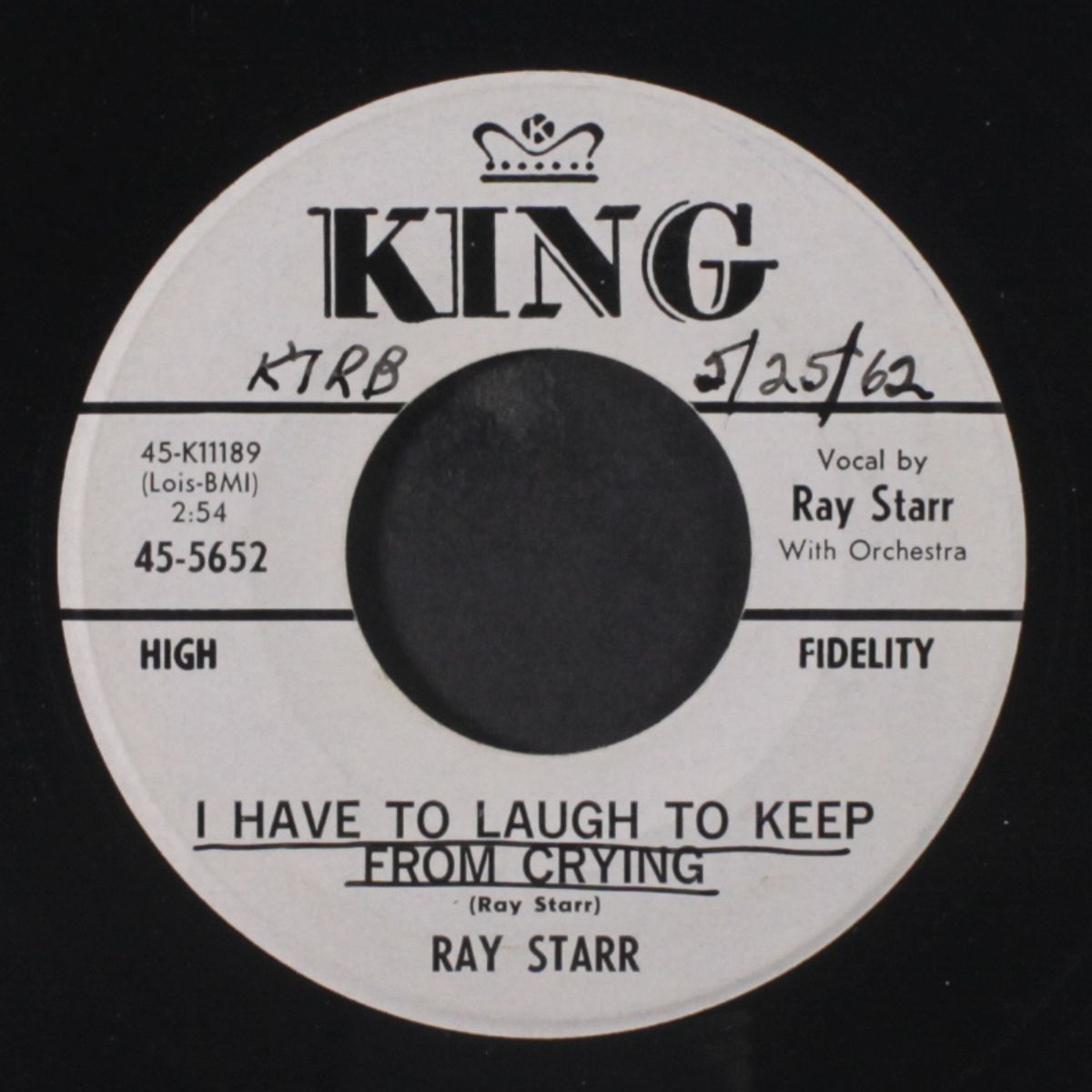 caught in the middle of two hearts / i have to laugh to keep from cryi by RAY STARR