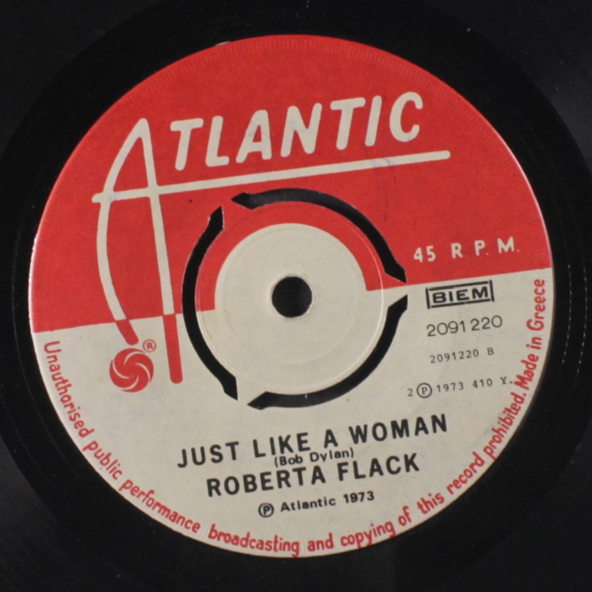 killing me softly with his song / just like a woman by ROBERTA FLACK