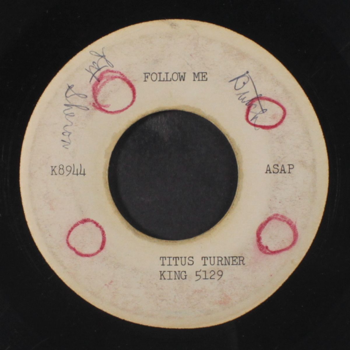 follow me / way down yonder by TITUS TURNER