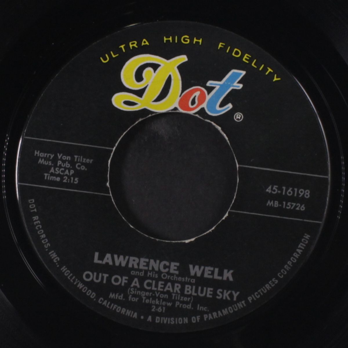 theme from my three sons / out of a clear blue sky by LAWRENCE WELK