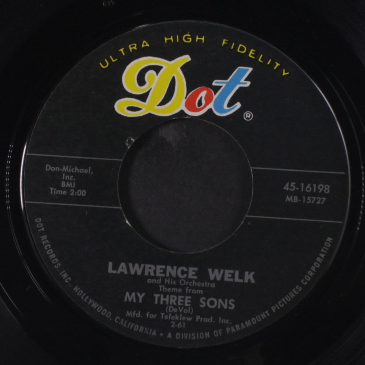 theme from my three sons / out of a clear blue sky by LAWRENCE WELK