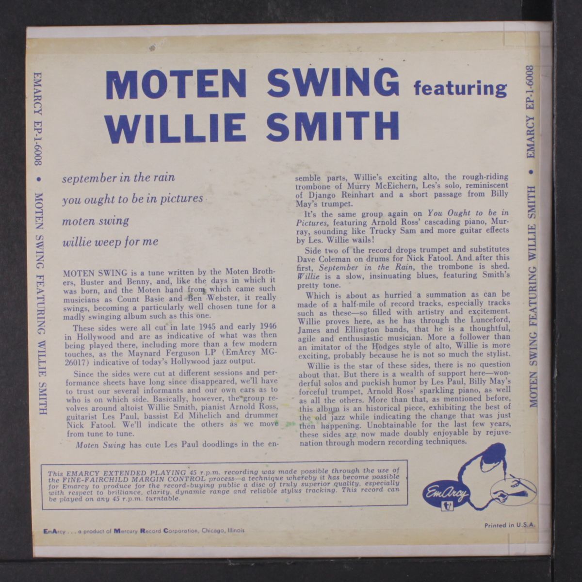 moten swing by WILLIE SMITH